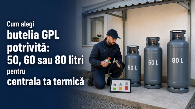 Cum alegi dimensiunea potrivită a unei butelii GPL pentru centrala termică