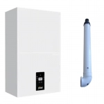 Centrala termica pe gaz Ferroli Bluehelix Alpha 34C, condensare, 34 kw ACM , 30 Kw incalzire
